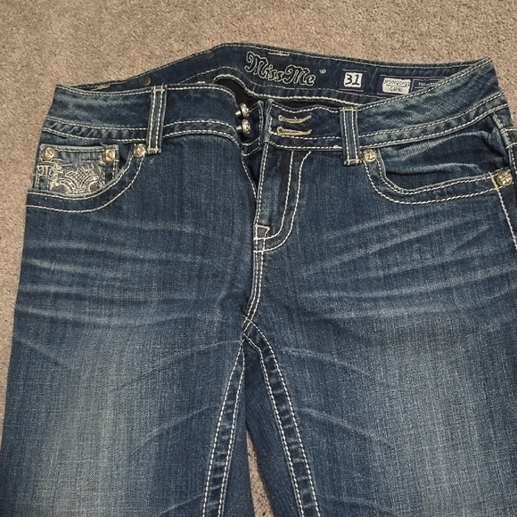 Women's MISS ME crop Jeans - Picture 3 of 4